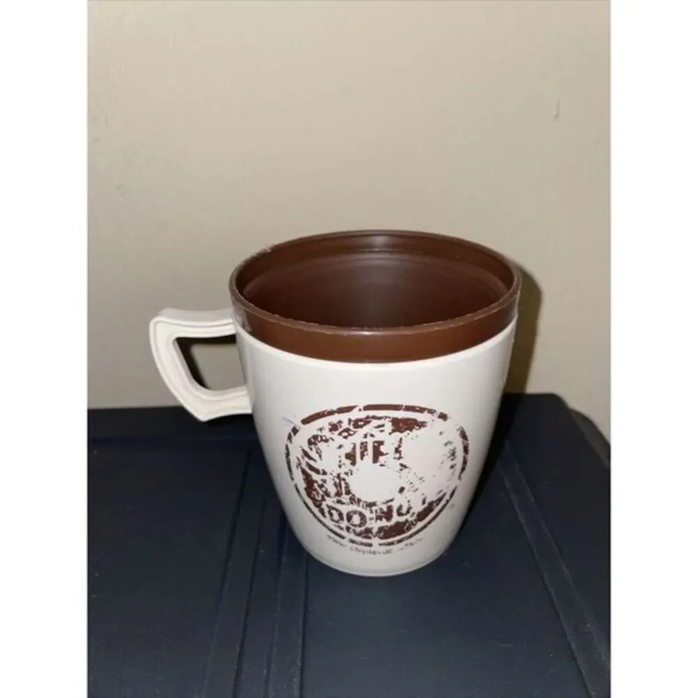 VINTAGE 1980s Shipley Donuts‎ Cup No Lid Alladin Ware